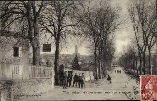 Ak Bressuire Deux Sèvres, Anreise auf der Straße aus Nantes