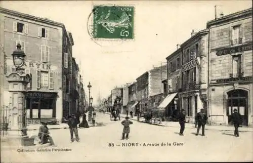 Ak Niort Deux Sèvres, Avenue de la Gare, Hotel, Patisserie