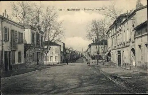 Ak Montauban Tarn et Garonne, Faubourg Lacapelle