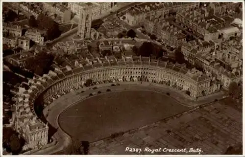 Ak Bath Somerset England, Royal Crescent