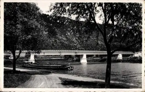 Ak Rouillon sur Meuse Wallonien Namur, Annevoie, Meuse, Brücke