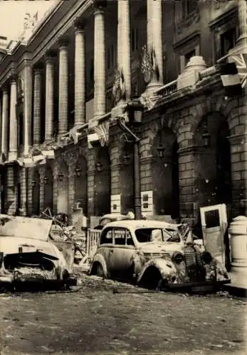 Ak Paris VIII, Befreiung von Paris, Das Hotel Crillon nach den Kämpfen