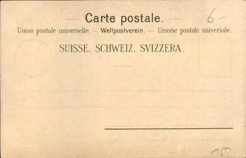 Ak Centenarfeier Kanton Schaffhausen 1901, Eintritt in den Bund der Eisgenossen 1501