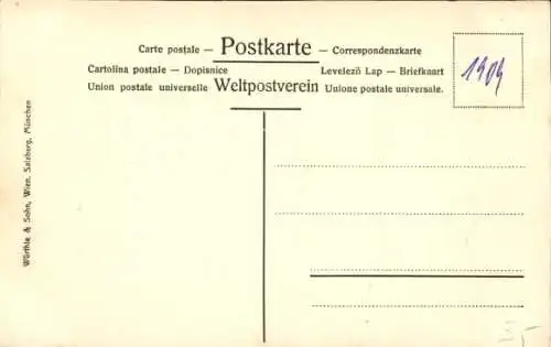 Ak Salzburg in Österreich, Gaisberg, Panorama, Hotel