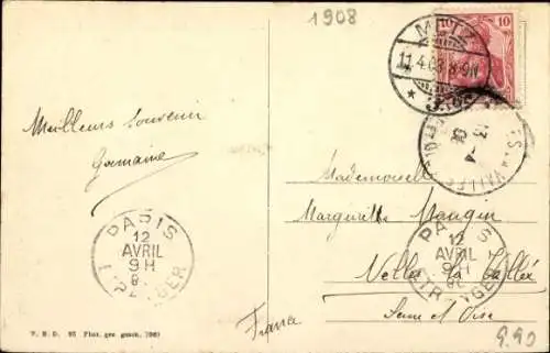 Ak Metz Moselle, Kaiser Wilhelm Ring