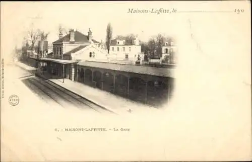 Ak Maisons Laffitte Yvelines, Gare