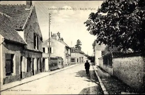 Ak Garancieres Yvelines, Rue de l´Église