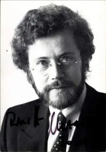 Ak Moderator Ralph Martin, Portrait, Autogramm