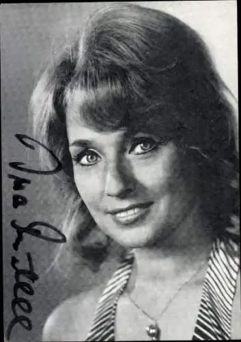 AK Schauspielerin Ina Martell, Portrait, Autogramm