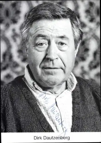 Ak Schauspieler Dirk Dautzenberg, Portrait, Autogramm