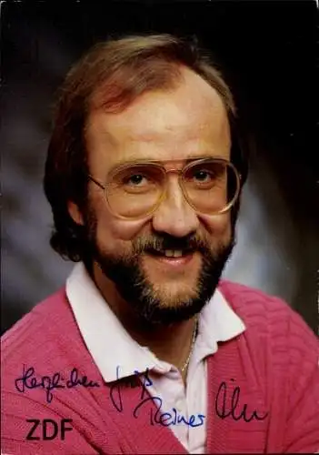 Ak Schauspieler Rainer Dieke, Portrait, Autogramm