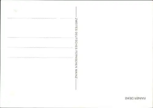 Ak Schauspieler Rainer Dieke, Portrait, Autogramm