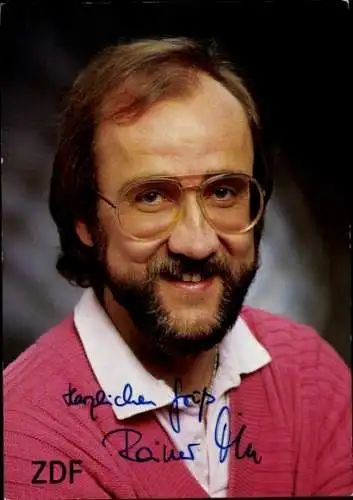 Ak Schauspieler Rainer Dieke, Portrait, Autogramm