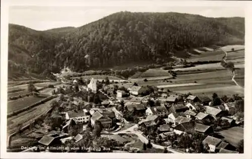 Ak Deising im Altmühltal Riedenburg Niederbayern, Fliegeraufnahme