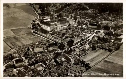 Ak Plankstetten Berching in der Fränkischen Alb Oberpfalz, Fliegeraufnahme, Kloster