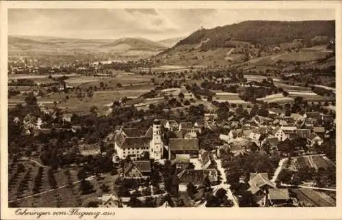 Ak Oehningen am Untersee, Fliegeraufnahme