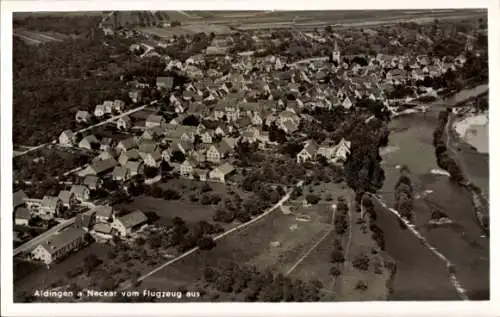 Ak Aldingen in Württemberg, Fliegeraufnahme