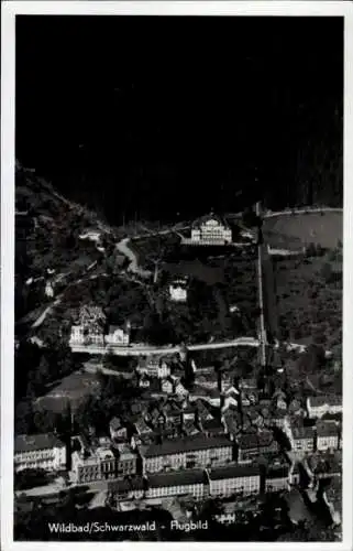 Ak Bad Wildbad im Schwarzwald, Fliegeraufnahme, Panorama-Hotel am Sommerberg