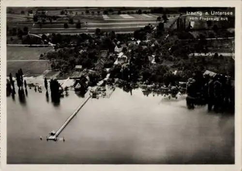 Ak Iznang Moos am Bodensee, Fliegeraufnahme