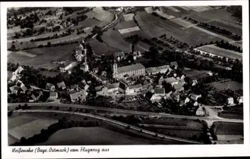 Ak Weissenohe Weißenohe in Oberfranken, Fliegeraufnahme