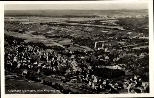 Ak Güglingen in Württemberg, Fliegeraufnahme