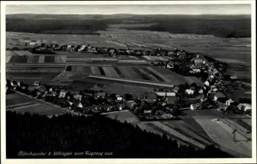 Ak Mönchweiler im Schwarzwald, Fliegeraufnahme