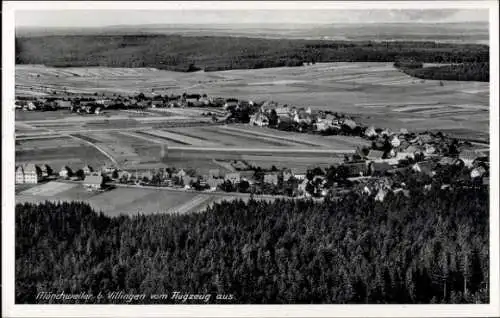 Ak Mönchweiler im Schwarzwald, Fliegeraufnahme