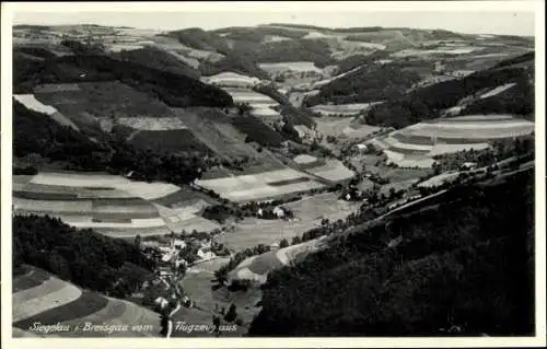 Ak Siegelau Gutach im Breisgau Schwarzwald, Fliegeraufnahme