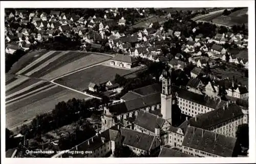 Ak Ochsenhausen in Württemberg, Fliegeraufnahme