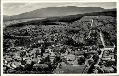 Ak Kirchheimbolanden in der Pfalz, Fliegeraufnahme