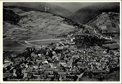 Ak Wachenheim Rheinland Pfalz, Fliegeraufnahme