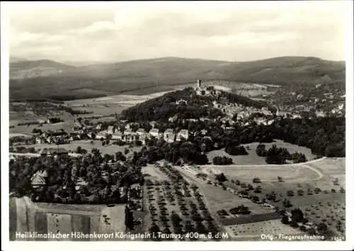 Ak Königstein im Taunus, Fliegeraufnahme