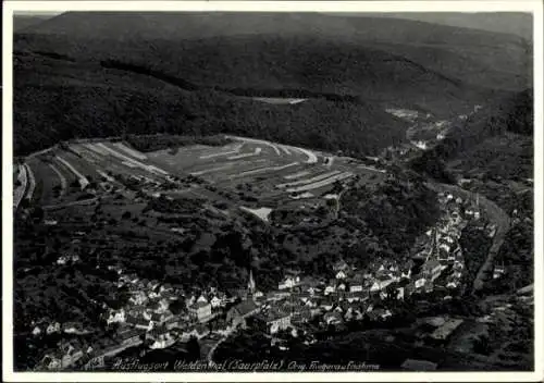 Ak Weidenthal in der Pfalz, Fliegeraufnahme