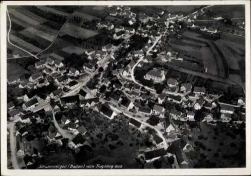 Ak Schwenningen am Heuberg Baden, Fliegeraufnahme