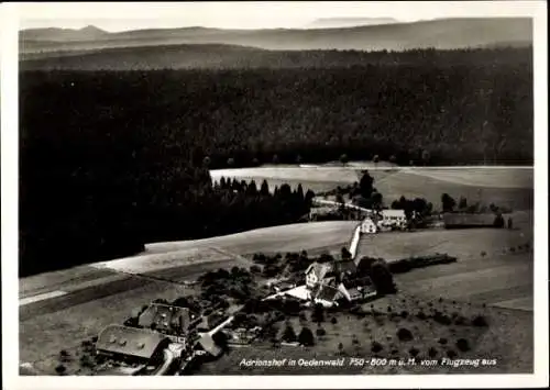 Ak Oedenwald Ödenwald Loßburg im Schwarzwald, Adrionshof, Fliegeraufnahme