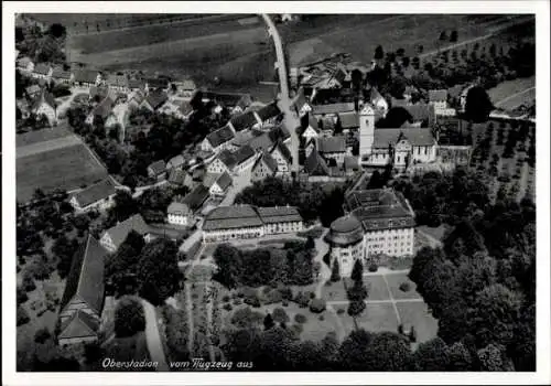 Ak Oberstadion in Württemberg, Fliegeraufnahme