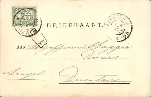 Ak Liebespaar fährt Tandem, Fahrrad