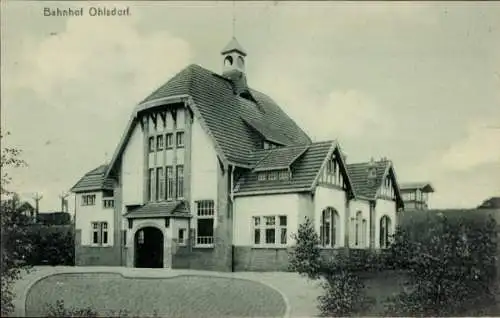 Ak Hamburg Nord Ohlsdorf, Bahnhof