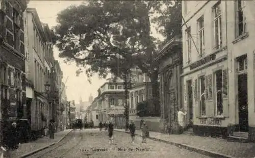 Ak Louvain Leuven Flämisch Brabant, Rue de Namur