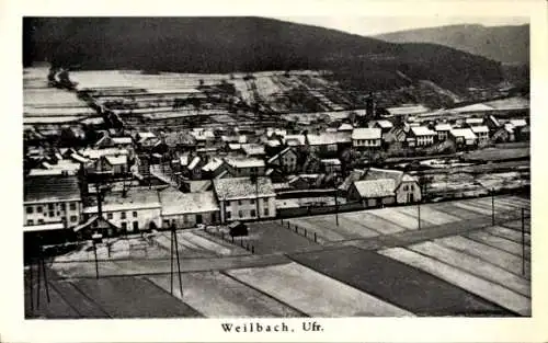 Ak Weilbach im Odenwald Unterfranken Bayern, Totalansicht