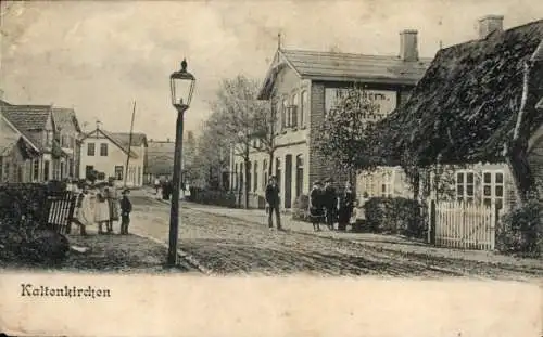 Ak Kaltenkirchen in Holstein, Straßenpartie