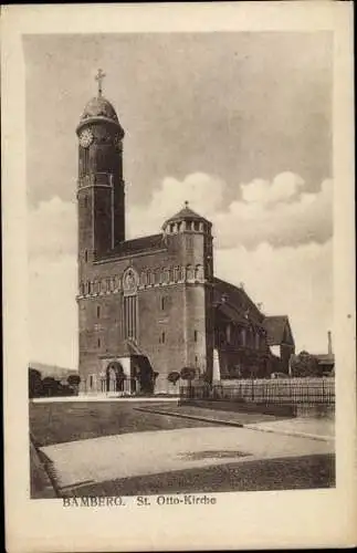 Ak Bamberg in Oberfranken, St. Otto-Kirche