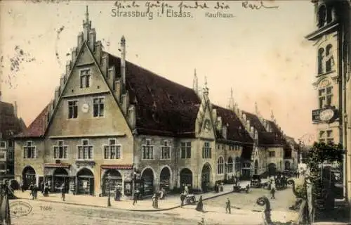 Ak Straßburg Elsass Bas Rhin, Kaufhaus