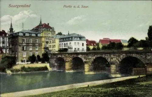 Ak Sarreguemines Saargemünd Lothringen Moselle, Saarbrücke