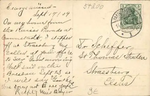 Ak Sarreguemines Saargemünd Lothringen Moselle, Saarbrücke