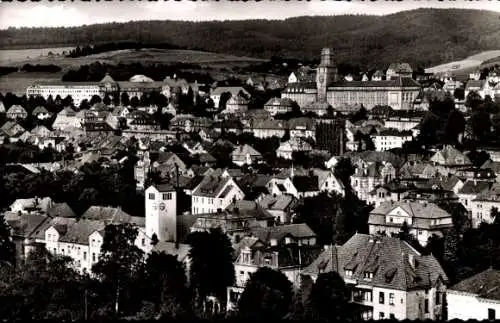 Ak Arnsberg im Hochsauerlandkreis, Stadtpanorama vom Forstrat Elmsen Denkmal