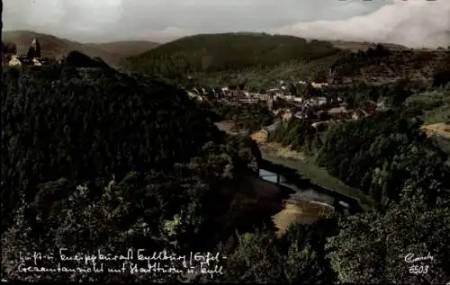 Ak Kyllburg in der Eifel, Panorama, Kyll