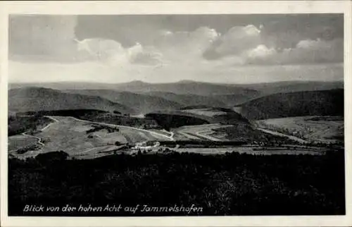 Ak Jammelshofen Kaltenborn in der Eifel, Blick von hoher Acht, Panorama