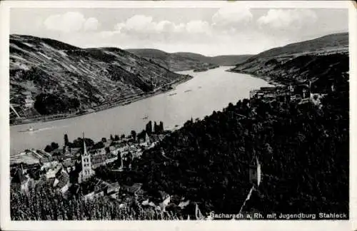 Ak Bacharach am Rhein, Burg Stahleck