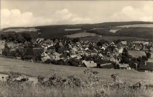 Ak Schnett Masserberg in Thüringen, Panorama